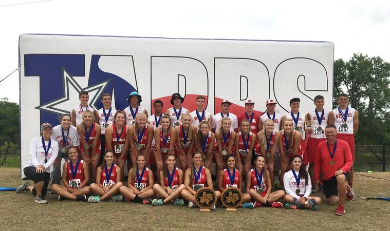 St. Paul Cardinals -
 2016 TAPPS 2A Boys & Girls State Track & Field Champions